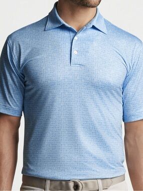 Peter Millar Summer Comfort "Cocktail Party" Performance Polo Men’s Medium
